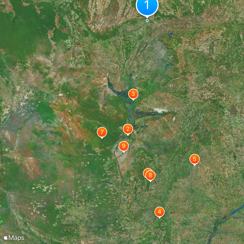Paraguay River Map