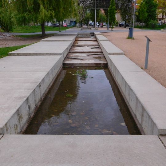 Fountain in Park Malinová - Chrpová