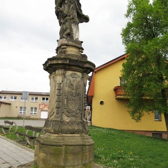Statue of John of Nepomuk at Zámecká street