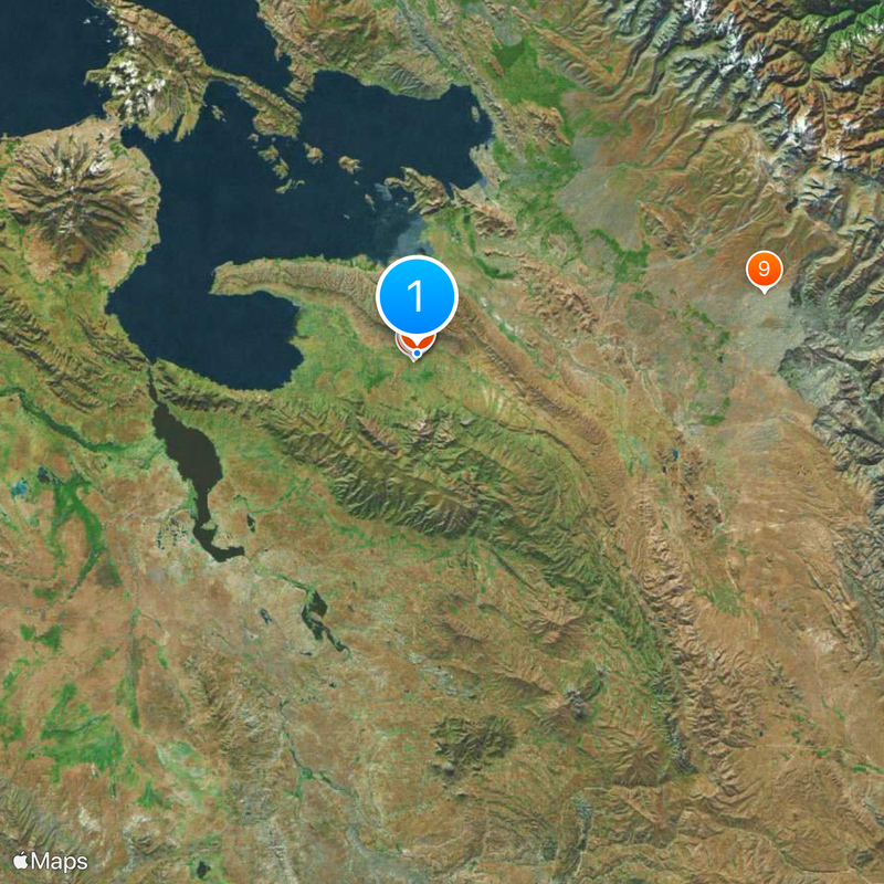 Gate of the Sun Kaart