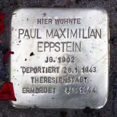 Stolperstein à la mémoire de Paul Maximilian Eppstein