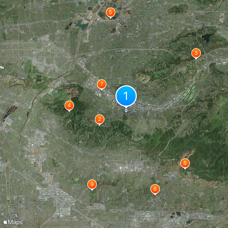 Puente Hills Mall Map