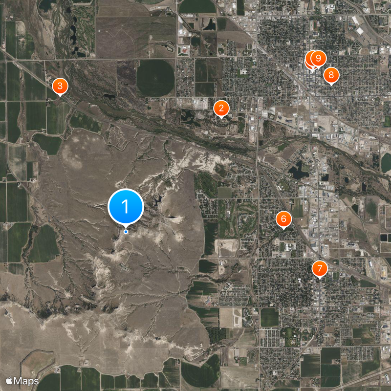 Scotts Bluff National Monument Mappa