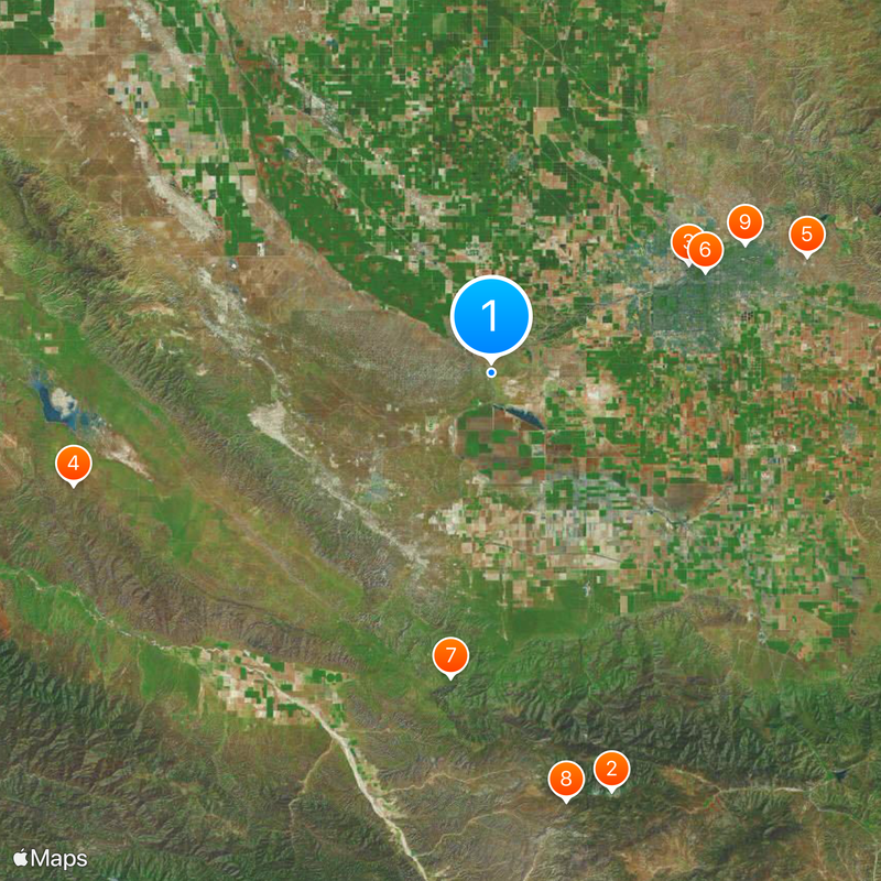Kern River Map