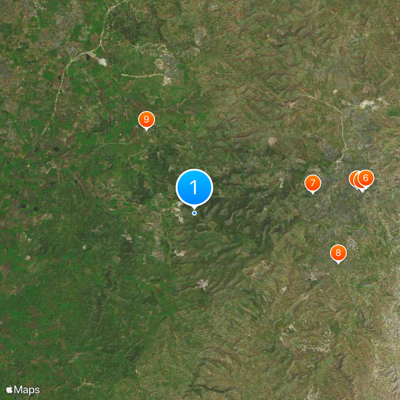 Distrito de Jerusalén Mapa