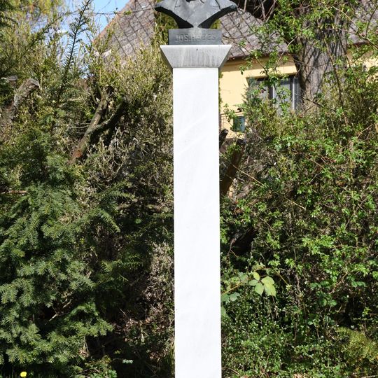 Bust of Josef Hybeš in Babice nad Svitavou