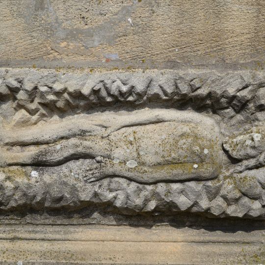 Mariánsky stĺp, reliéf figurálny I.