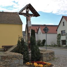 Betkreuz in Räckelwitz, Ecke Hauptstraße/An den Anlagen