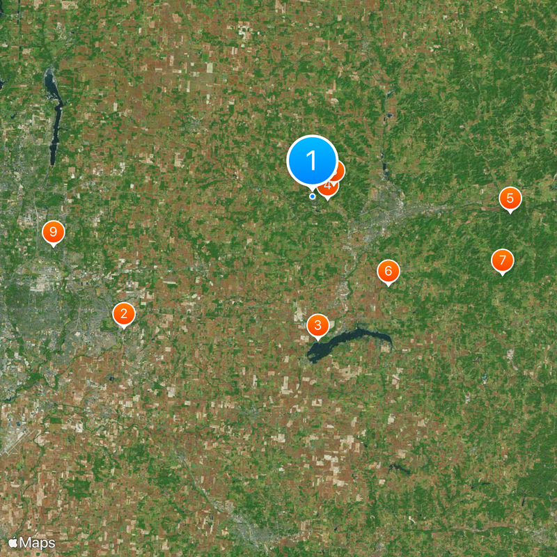 Denison University Map