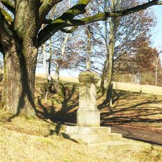 Kříž u silnice naproti domu 126 v Horní Poustevně