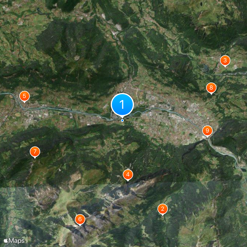 Arve Valley Map