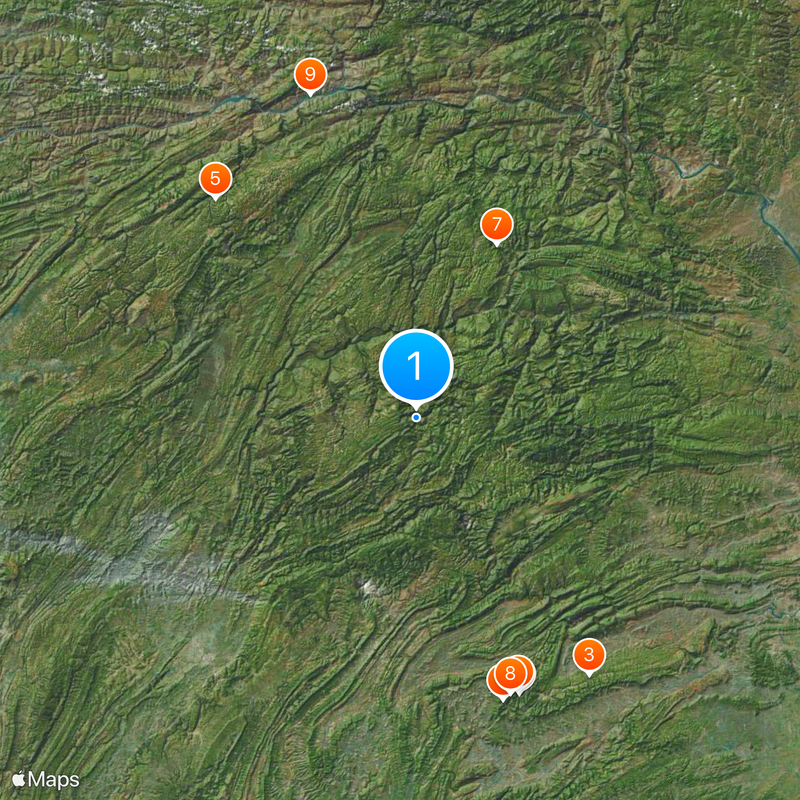 South Central China Map