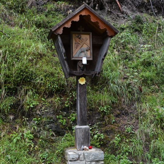 Bildstock am Kreuzweg zur Kapelle am Klaunzerberg, 7. Station