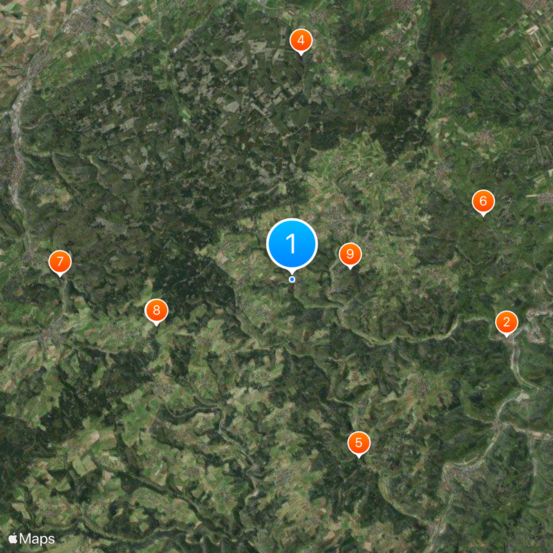 Effelsberg 100-m Radio Telescope Map