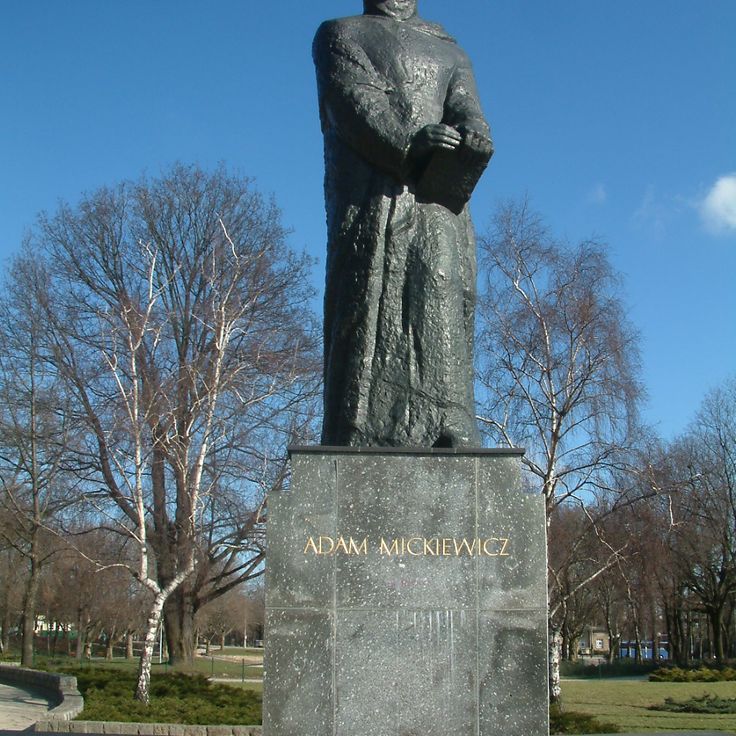 Monument over Adam Mickiewicz
