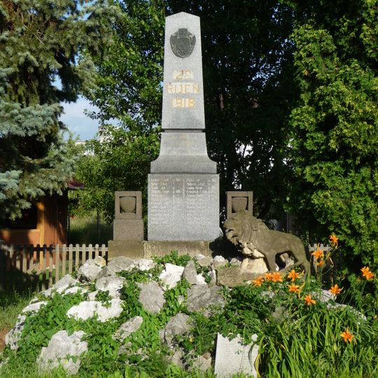 Memorial on 9. května street