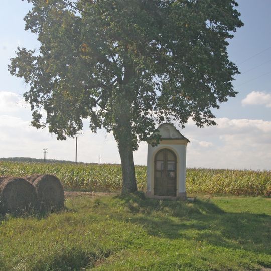 Kaplička severozápadně od Vysočan