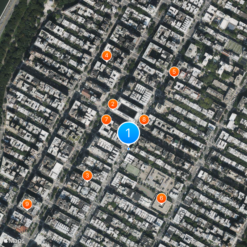 Upper West Side Mappa