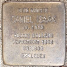 Stolperstein en memoria de Daniel Isaak