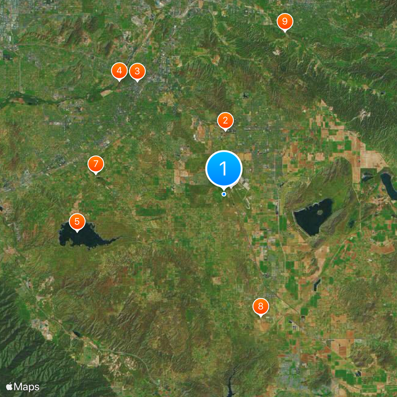 Riverside National Cemetery Map