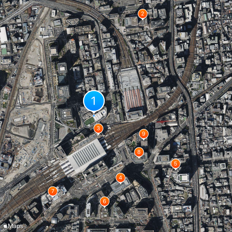 Yodobashi Umeda Kaart