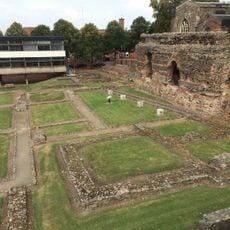 Jewry Wall: remains of a Roman bath house, palaestra and Anglo-Saxon church