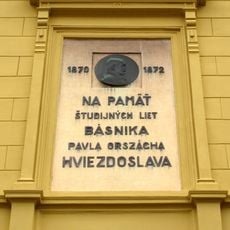 Evanjelické kolégium, tabuľa pamätná