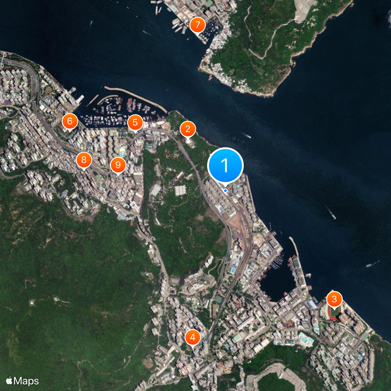 Heng Fa Chuen Map