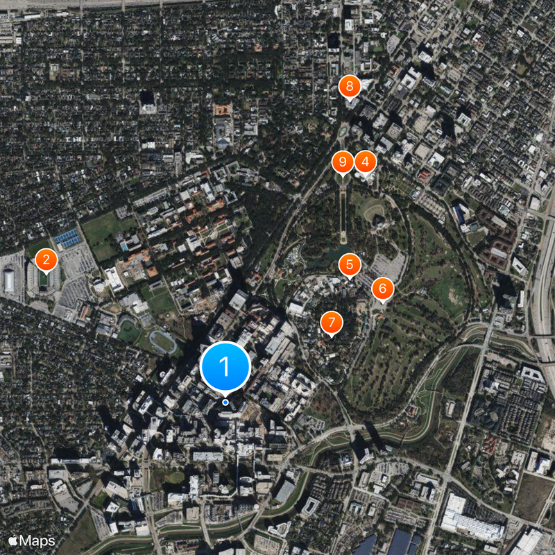 Texas Medical Center Map
