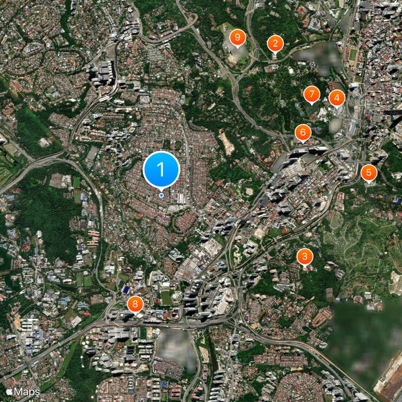 Bangsar Map