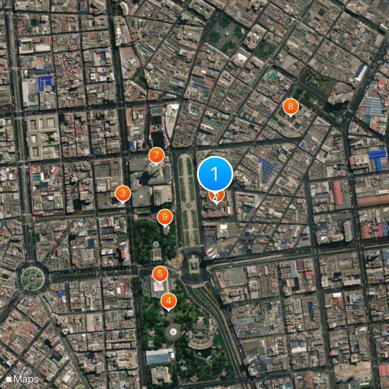 Supreme Court of Peru Mappa