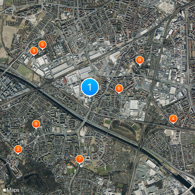 Fernmeldeturm Nürnberg Map