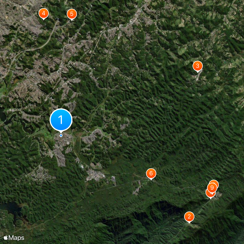 Rio Grande da Serra Map