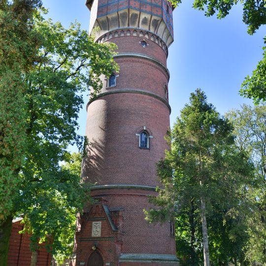 Wieża ciśnień w zespole wodociągów miejskich w Kędzierzynie-Koźlu
