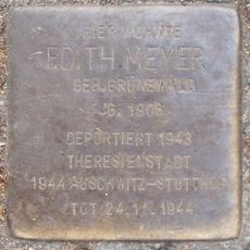 Stolperstein en memoria de Edith Meyer