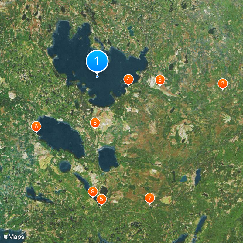 Syamozero Map