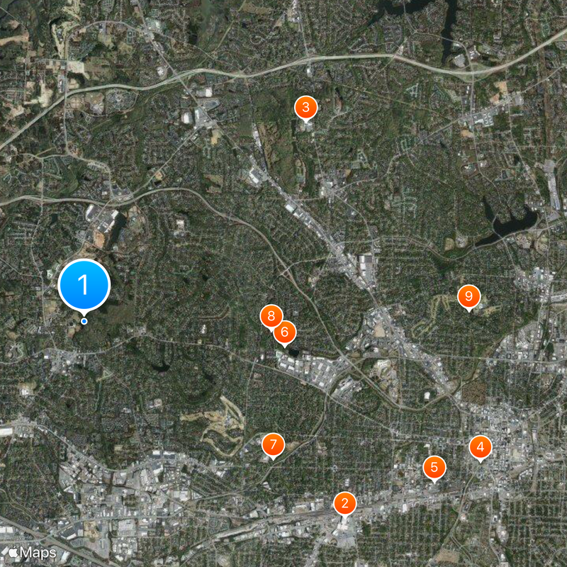 Guilford College Map
