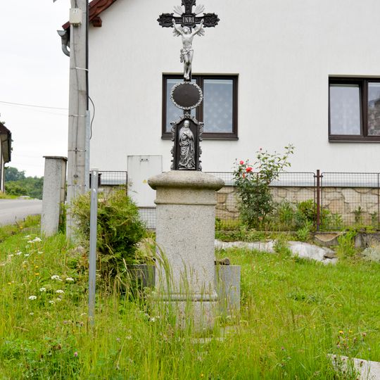 Wayside cross in Plánice