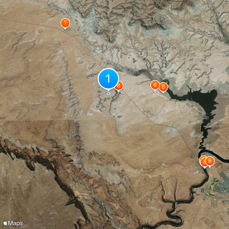 Amangiri Map
