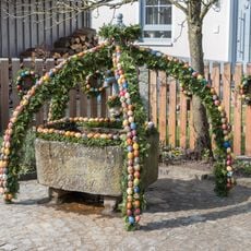 Easter fountains in Kleingeschaidt