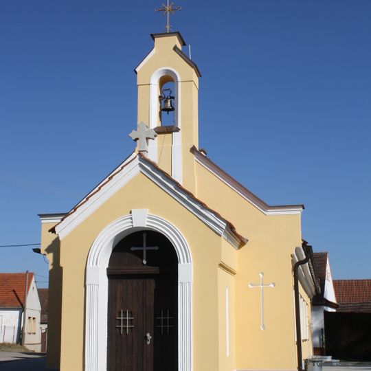 Chapel and fire station in Hrutov