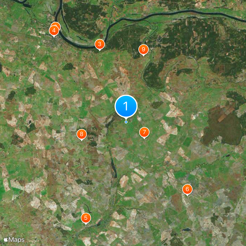 Kaliningrad Nuclear Power Plant Map