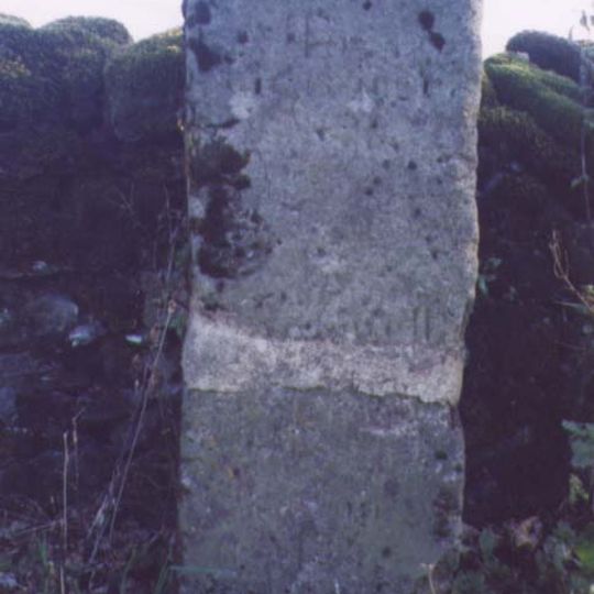 Milestone, N of Cracoe at jct with Thorpe Lane