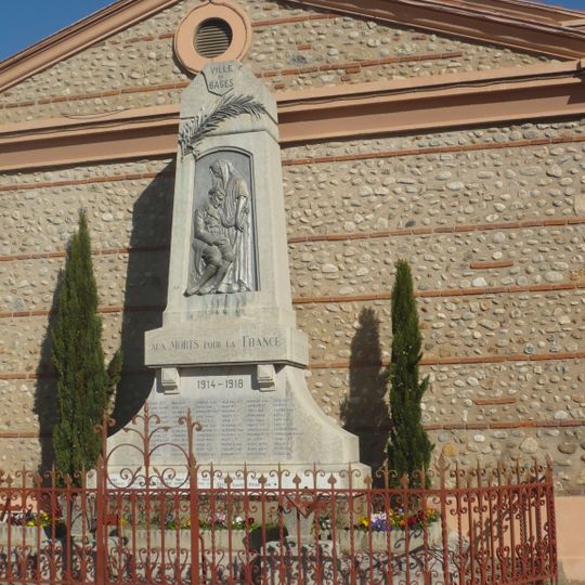 Bages war memorial