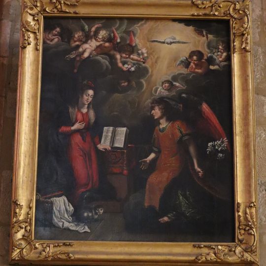 Dijon St Benigne cathedral, The Annunciation by Martin de Vos