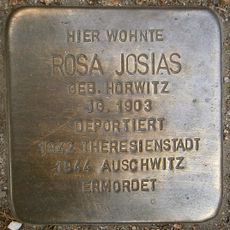 Stolperstein dedicated to Rosa Josias