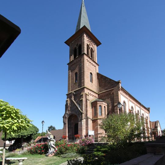 Church of Saint Philippe and James in Climbach