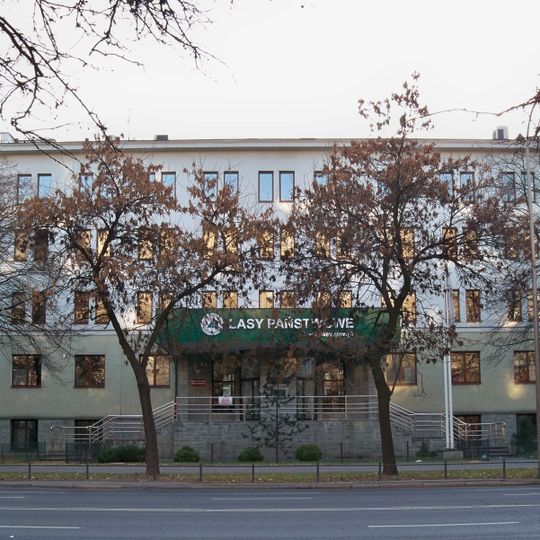 Forest Research Institute building in Warsaw