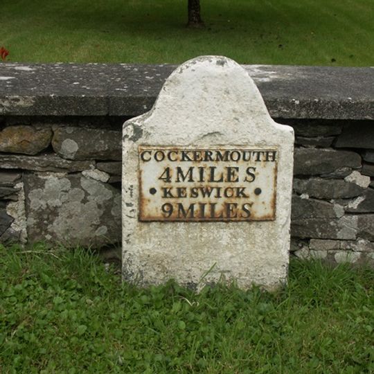 Milestone Outside Of Close Farmhouse