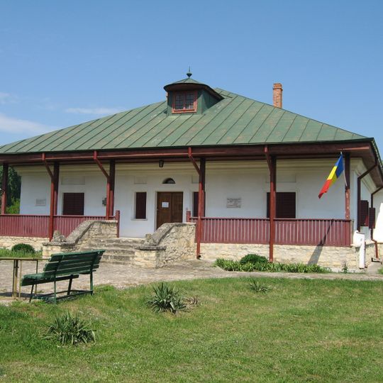 Negruzzi family court in Hermeziu, Iași